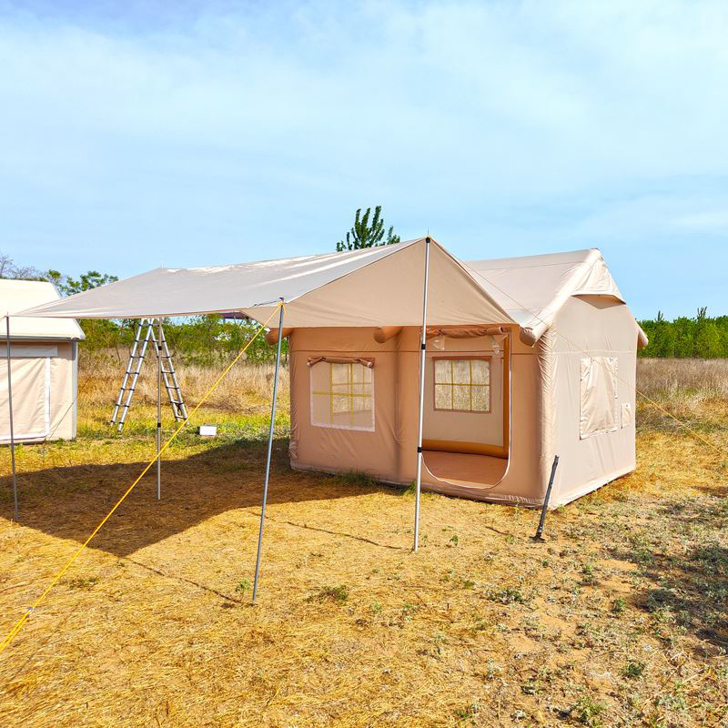 ElvaraHouse™ - Waterproof Lightweight Oxford Cloth Automatic Inflatable Tent With Camping Equipment