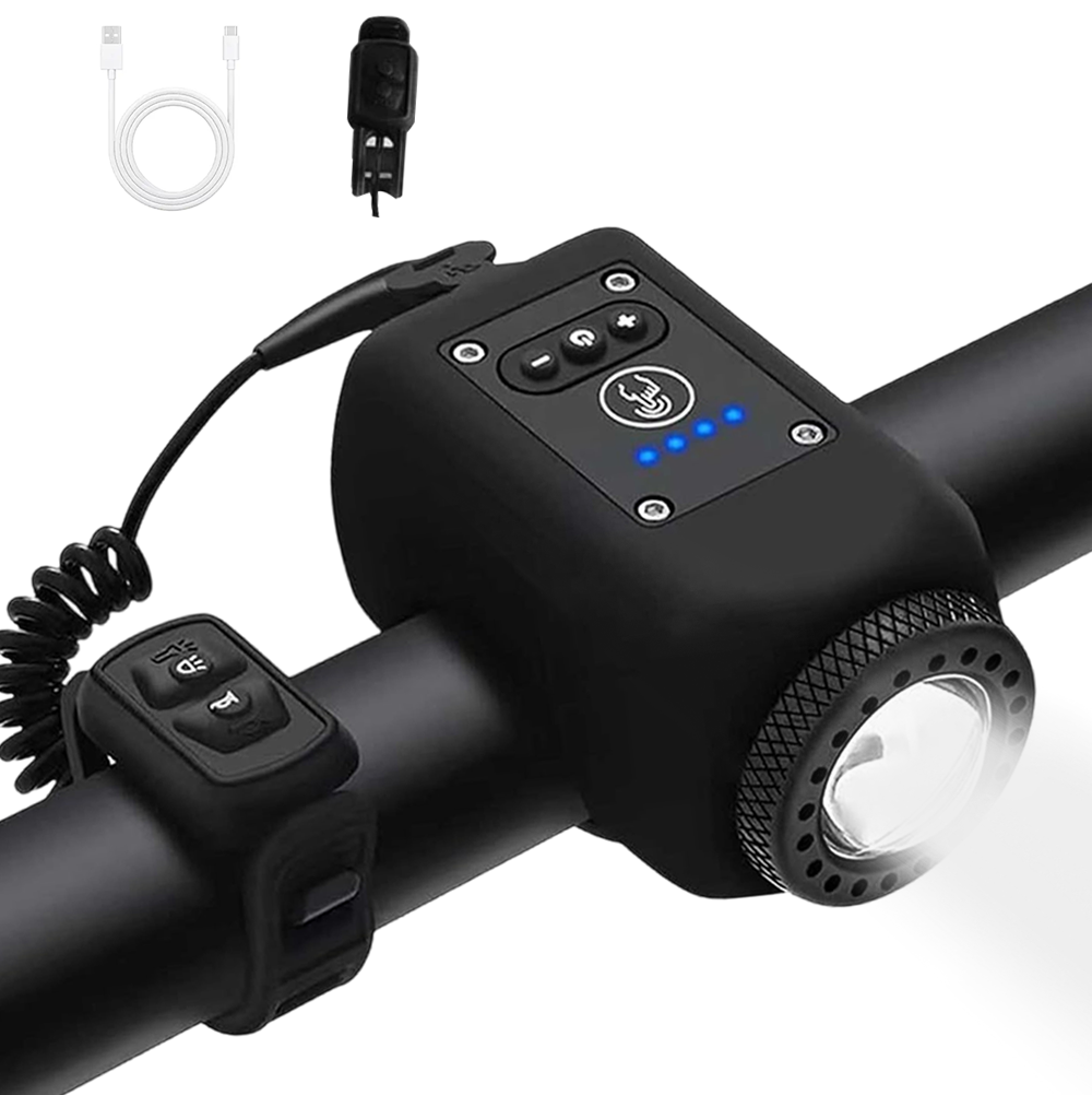 Elvarahouse™2-in-1 Bike Light + 110 dB Electric Horn