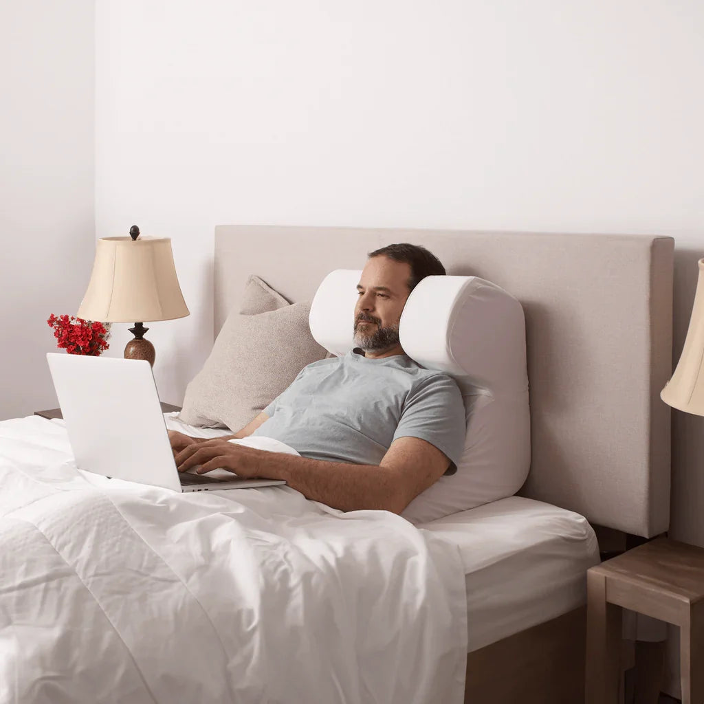 Elvarahouse™ Anti-Snore Sleep Support Pillow – Ergonomic Memory Foam for Side & Back Sleepers